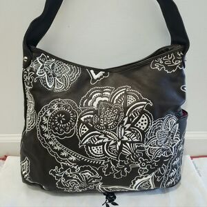 ISABELLA FIORE EMBROIDERED FLORAL SHOULDER BAG